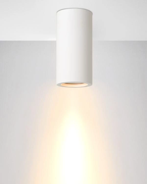 Lucide GIPSY - Spot plafond - Ø 7 cm - 1xGU10 - Blanc - ambiance 2